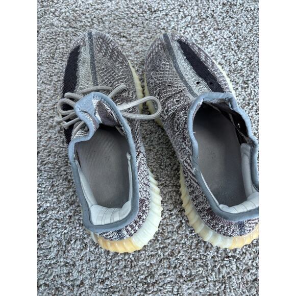 Adidas Yeezy Boost 350 V2 Zyon Sneakers Men’s Size 8.5 Gray Brown Knit - Picture 7 of 8